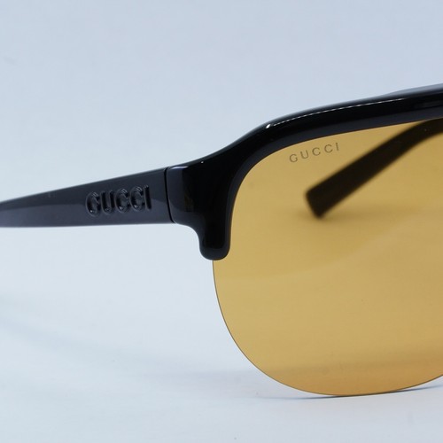 Pre-owned Gucci Gg1645s 005 Black/orange 99-1-125 Sunglasses