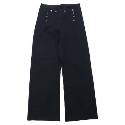 【同梱不可】 13 80's Navy US button Melton Navy 34R PANTS Sailor Wide パンツ
