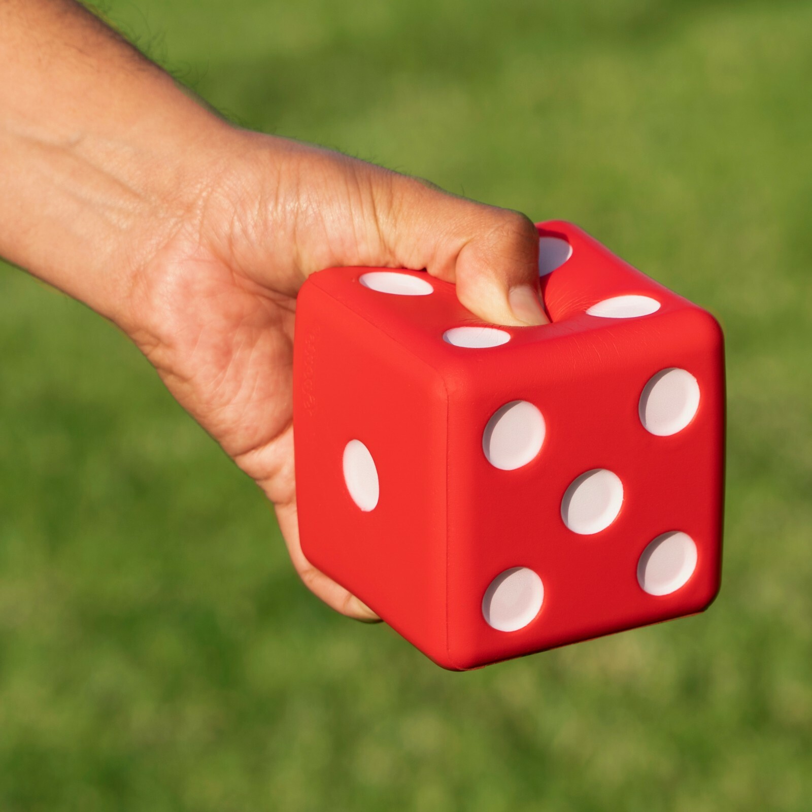GoSports Giant 3.5" Red Foam Playing Dice Set with Bonus Scoreboard