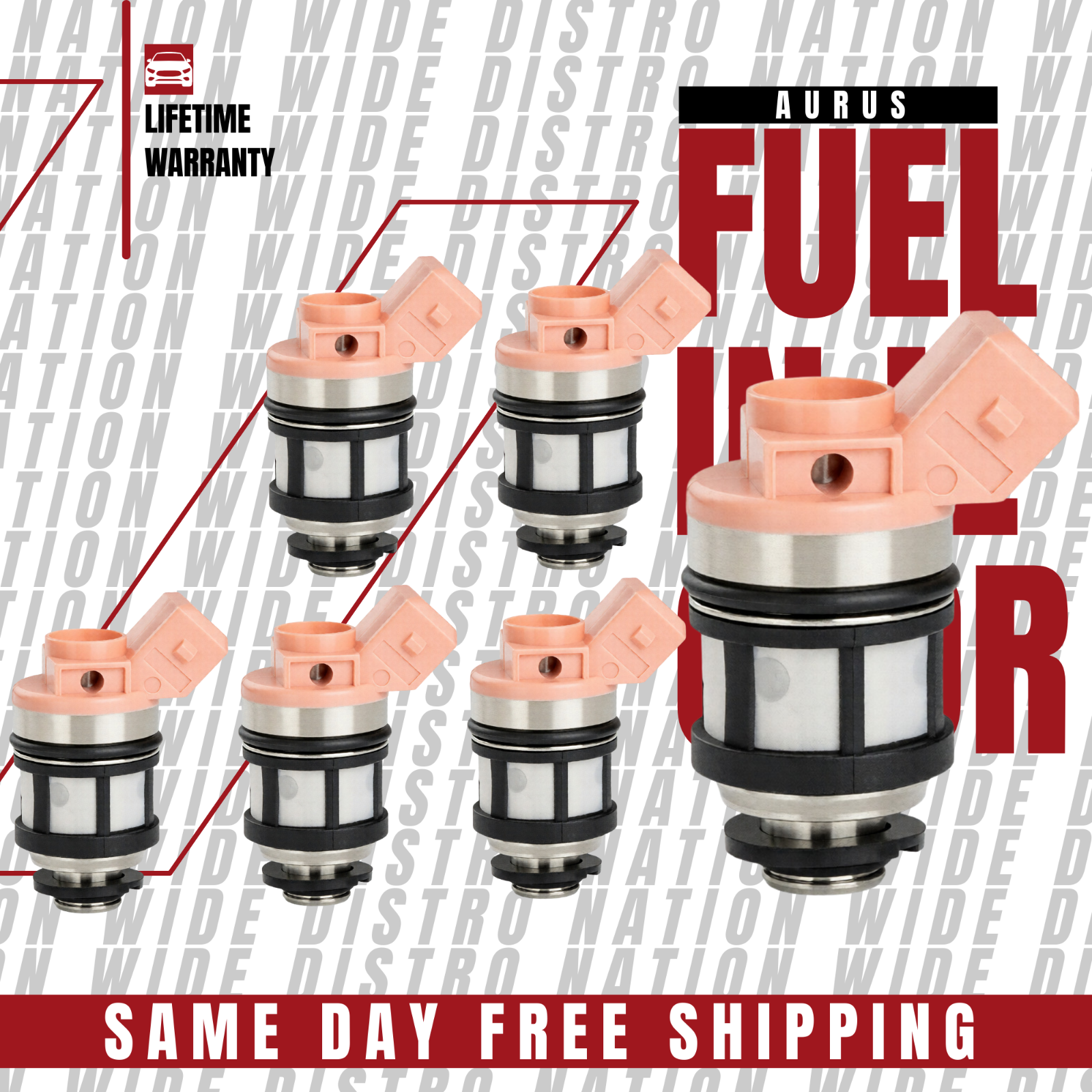 TEST REPORT 6x OEM Aurus Fuel Injectors 16600-88G10 for Nissan D21 3.0L V6