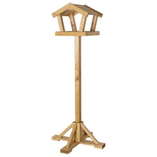 Wooden Garden Bird Table With Roof – Johnston & Jeff Pembridge Feeder 1.5m