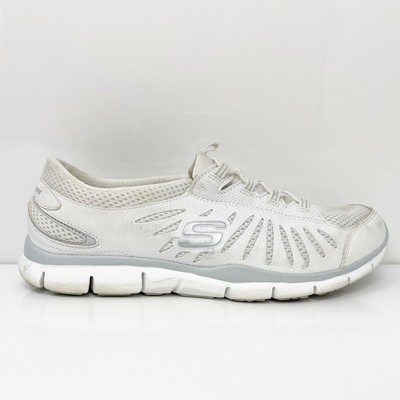 

Skechers Womens Flex Gratis 22123 Белая Повседневная Обувь Кроссовки Размер 8.5, Белый, Flex Gratis