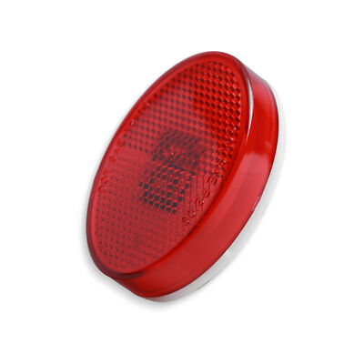 10 Pack Oval Red 2 Diode LED Trailer Truck lights Clearance Side Marker Light 4"