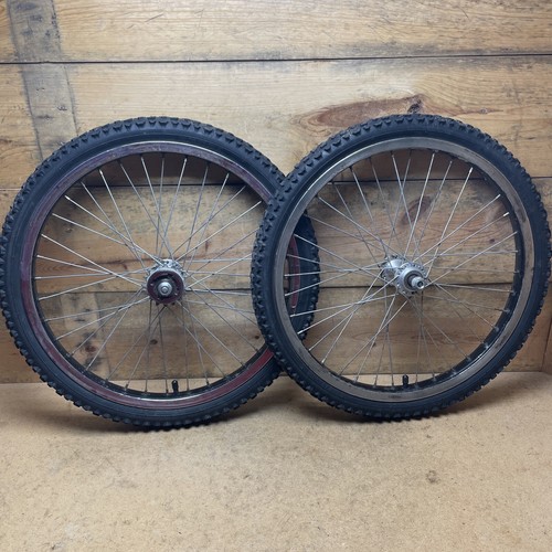 1990 BMX 20” ACS Hubs Wheels Wheel Set 36 Spoke Dyno GT