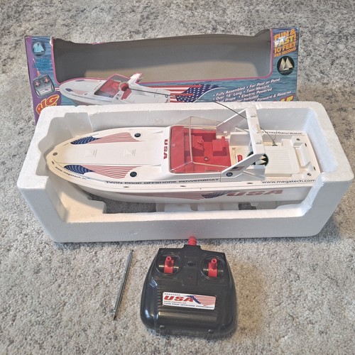 Big Fun Megatech Radio Control Speed Boat USA Full Function 16