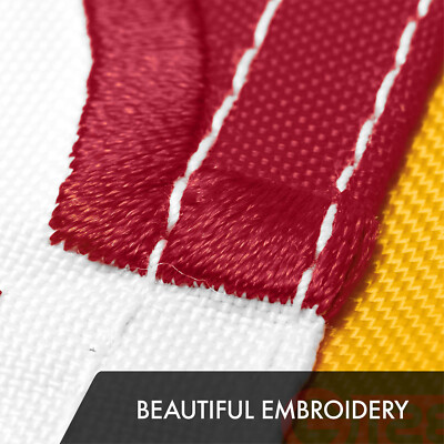 G128 Maryland State Flag 3x5 Ft Embroidered 300D Polyester