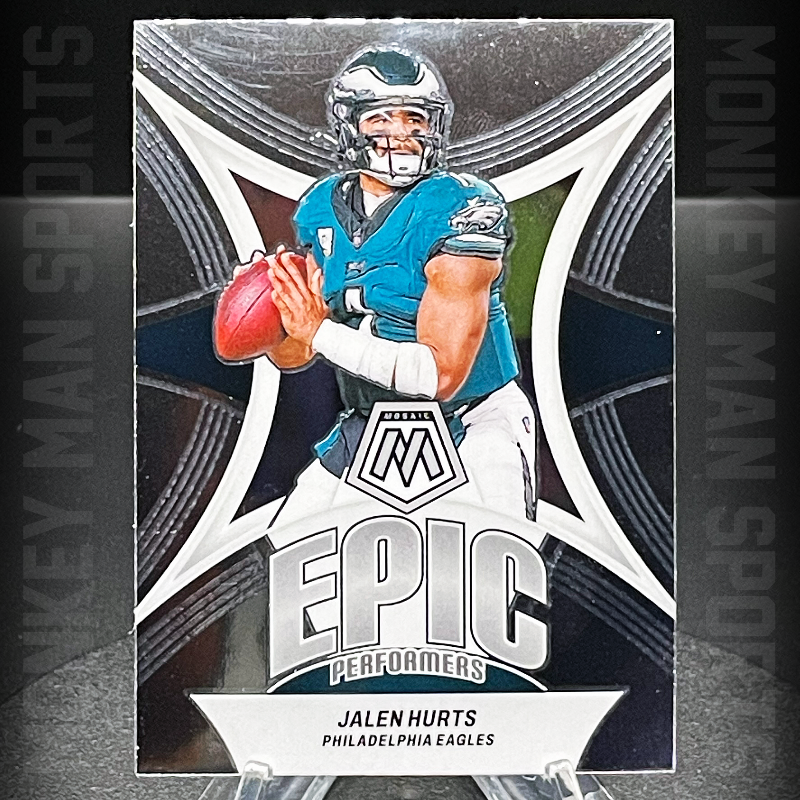 2024 Mosaic - Jalen Hurts - EPIC PERFORMERS #EP-JH EAGLES MINT