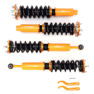 MaXpeedingrods 24-Step Damper Coilover Shocks Springs Kit for Accord 03-07