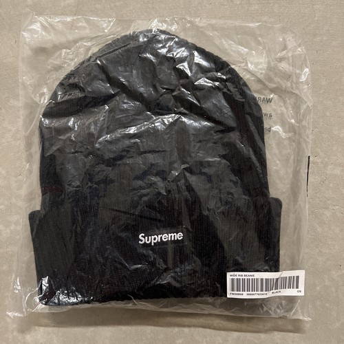 Supreme Wide Rib Beanie (FW 20) Black | eBay Supreme Wide Rib Beanie