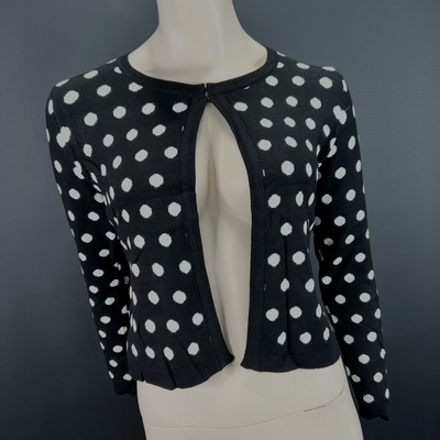 White polka dot best sale cardigan