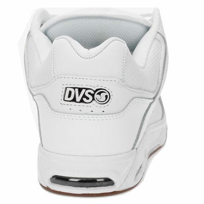 DVS DVS HERREN ENDURO-ERBE NIEDRIGES TOP SNEAKER SCHUHE WEISS GUMMI NUBUK SKATEBO