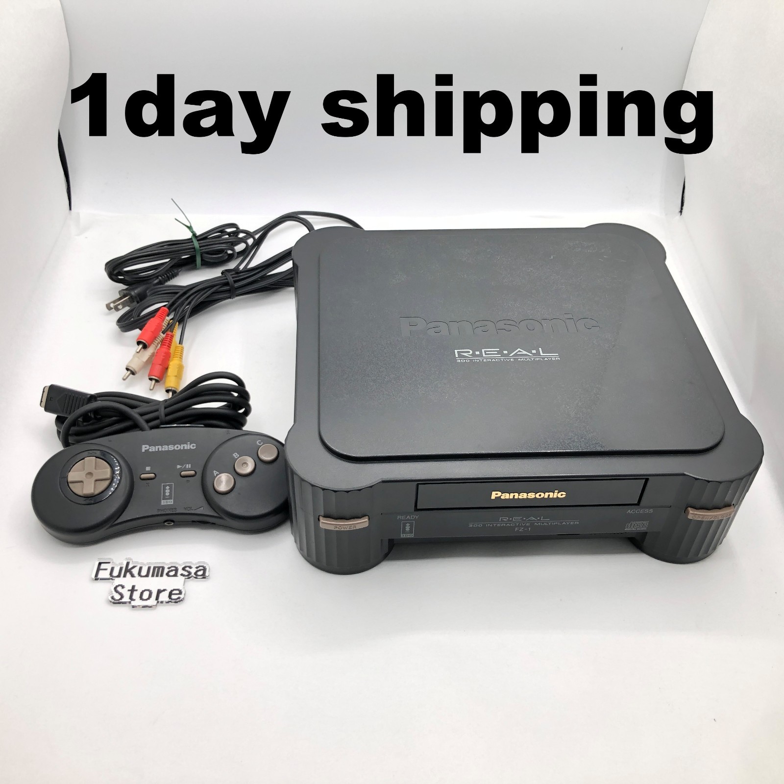 ja70□Panasonic◇3DO REAL◇FZ-1◇動作品◇コントローラー4個・ソフト 