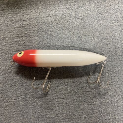 Vintage Original Heddon Zara Spook Great Color White/Red Vintage Original Heddon Zara Spook Great Color White/Red