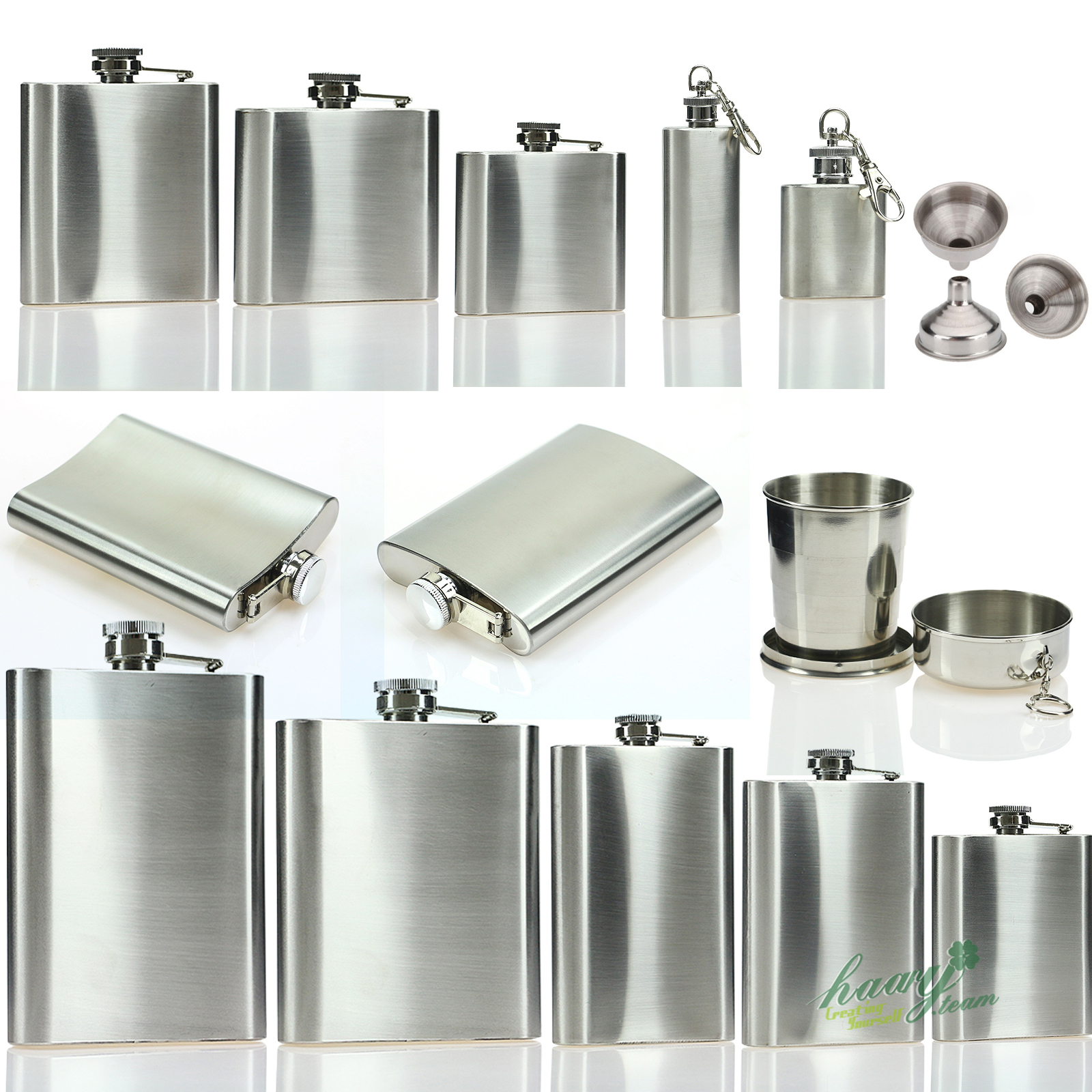 Stainless Steel Hip Liquor Holder Canteen Whiskey Bottle Pocket Flask