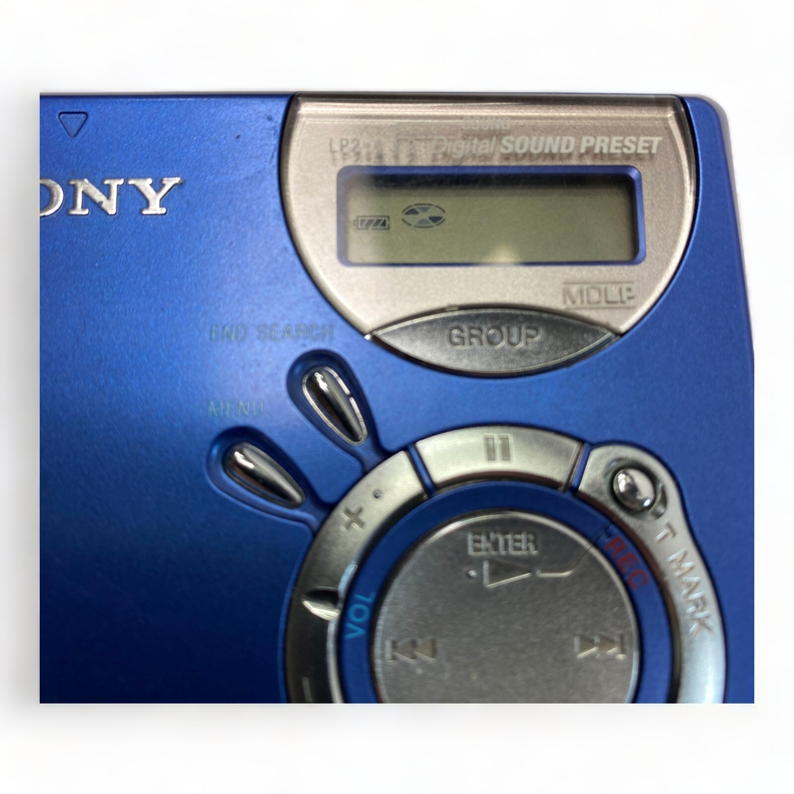 SONY Walkman Portable MiniDisc NET MD AM/FM Radio MZNF610 with Adapte