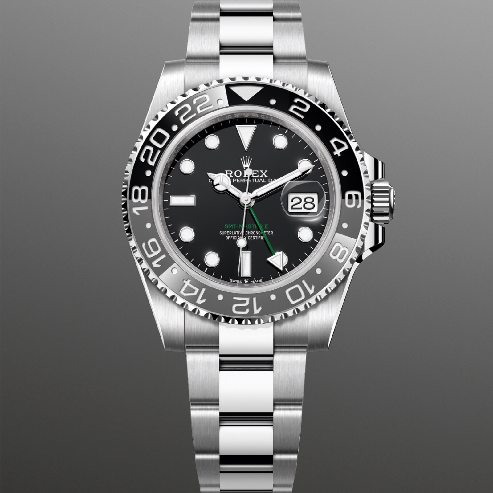 Pre-owned Rolex Gmt-master Ii 126710grnr Unworn 2024 Bruce Wayne Oyster 40 Mm