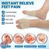 TASZOOS Metatarsal Pads for Women and Men - Thicker Ball of Foot Cushion with Gel for Pain Relief, Metatarsalgia, Morton's Neuroma - Foot Pads for Walking, Standing, Running - 2 Pairs (Medium, Beige)