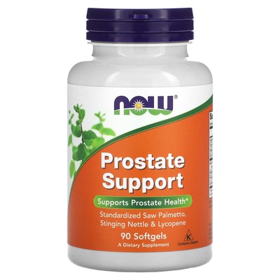 Now Foods Prostate Support 90 гелевых капсул с гарантией качества GMP, кошерная