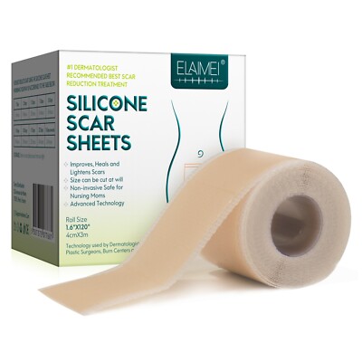 Narbenpflaster Silikonpflaster Narben Reduktion Silicone Scar Sheets in 5 Größen