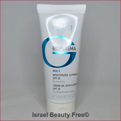 Gigi Bioplasma Moisturizer Supreme SPF20 Normal - Dry Skin 200ml
