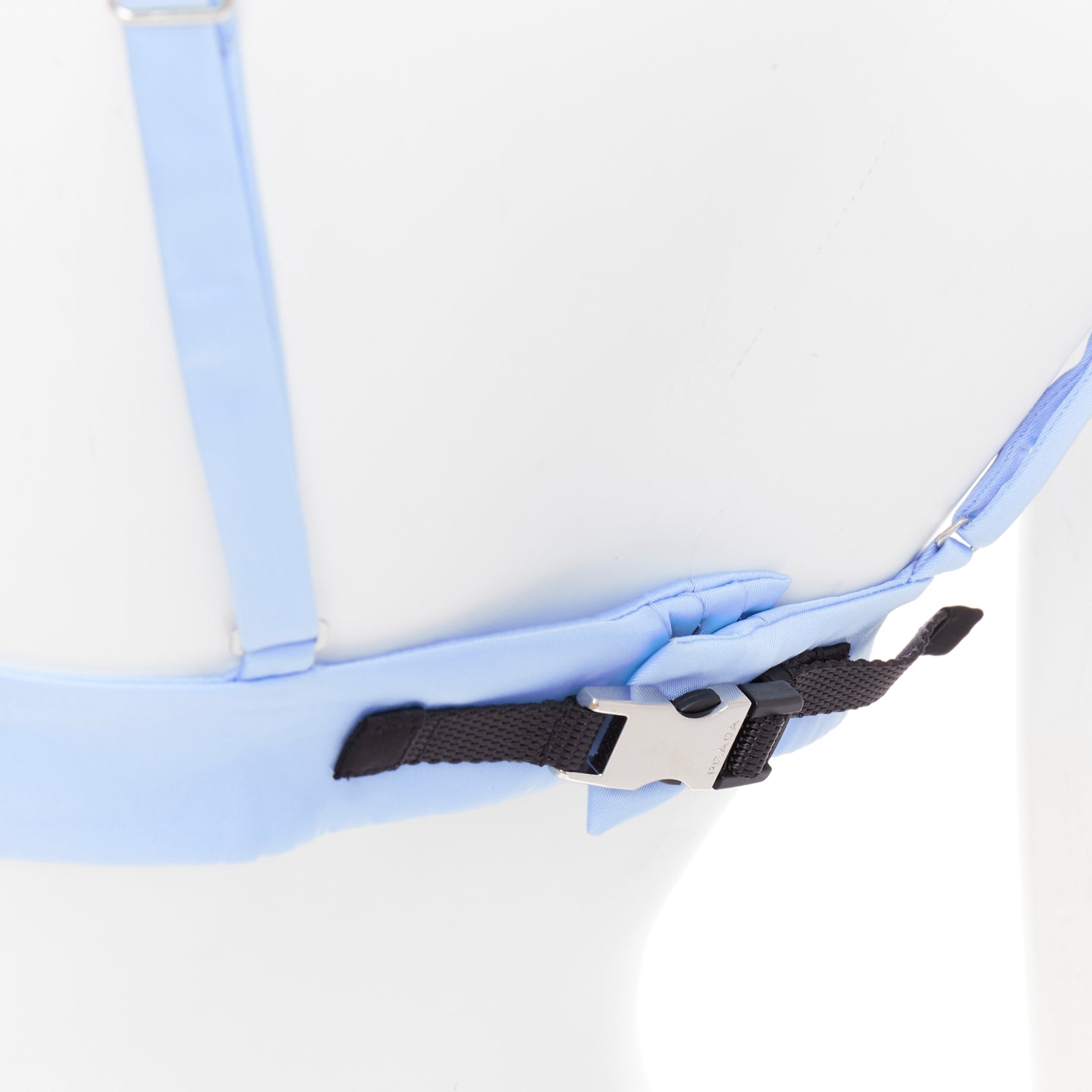 PRADA パイル地 ショーツ 水色 38 PRADA パイル地 ショーツ 水色 38