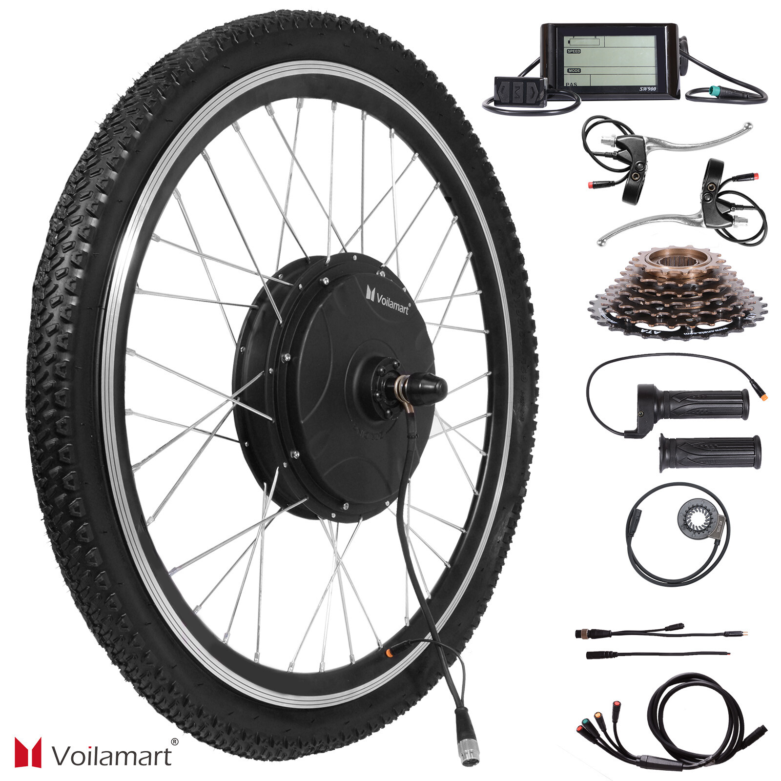Conversion Kit E-bike Motor Lcd