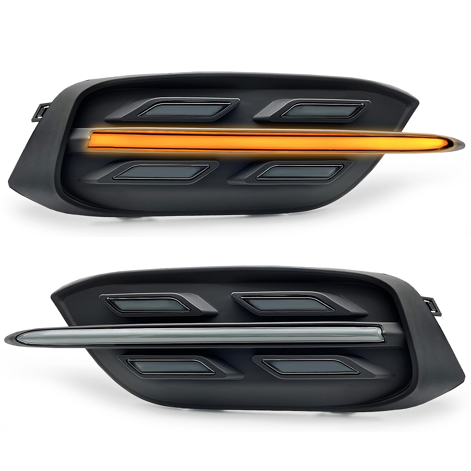 Pair For 2016-2021 Honda Civic LED Rear Tail Lights Bumper Reflector Turn Signal