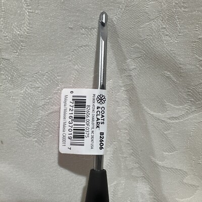 Susan Bates Soft Ergonomic Aluminum Crochet Hook-Size F5/3.75mm B2606
