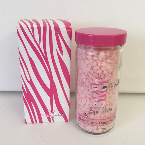 Pink Zebra Sprinkles 3.75 oz Jar - HOPE FROSTED SUGAR COOKIE NIB