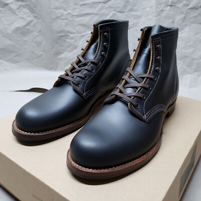 ★★★REDWING BECKMAN 9060 FlatBox US9D 9060 Flatbox Beckman Boot in Black Klondike – Blue Owl Workshop