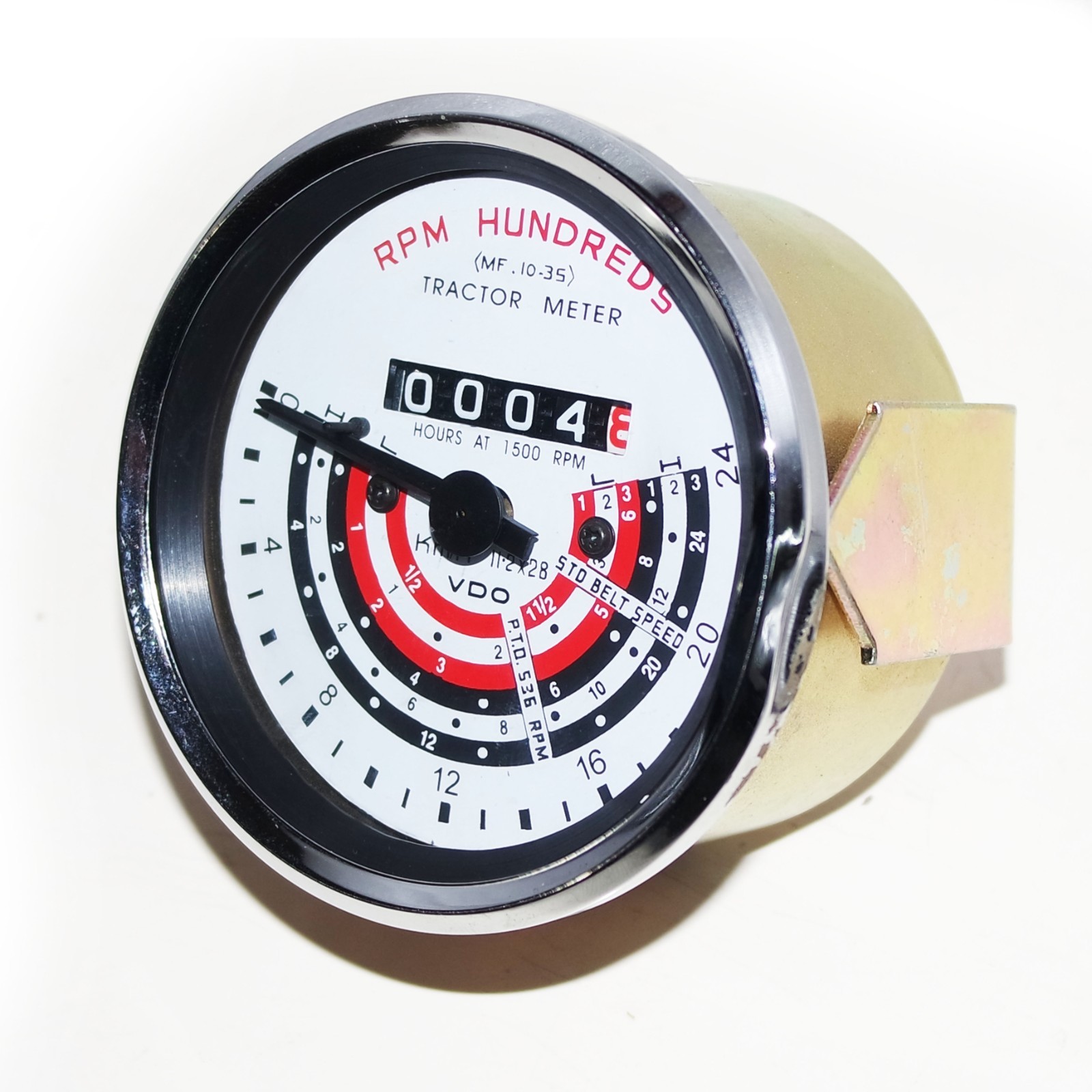 Tachometer 0-2400 RPM Tacho Hour Meter For Massey Ferguson Tractors  