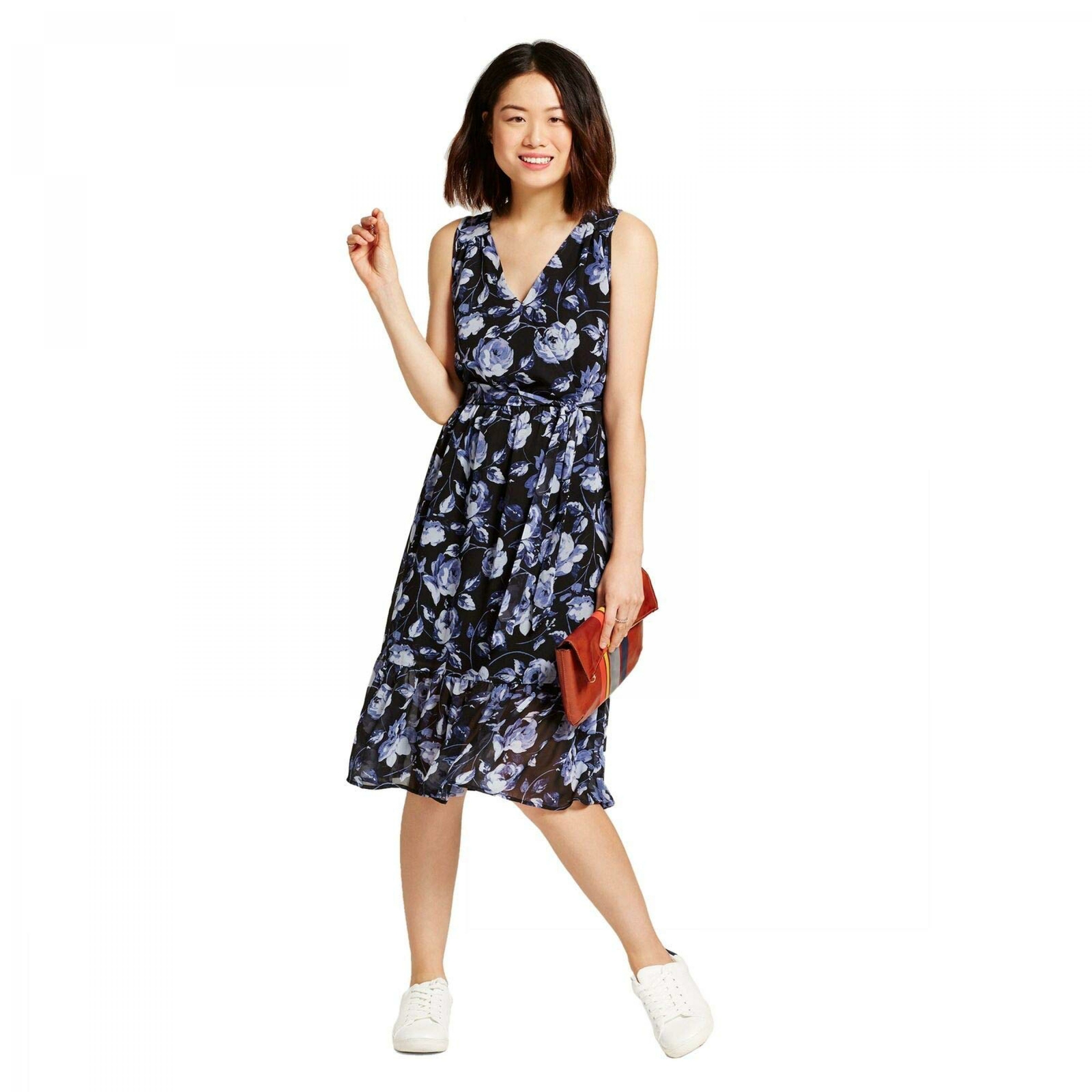 a new day blue floral dress