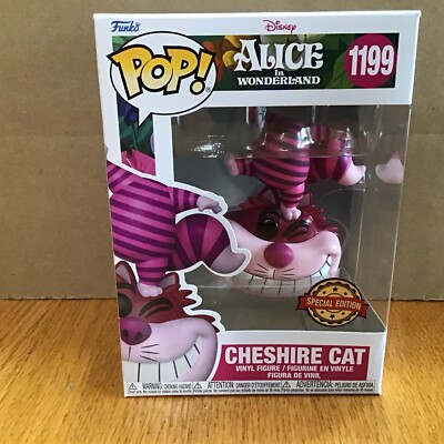 Funko POP! Alice in Wonderland Cheshire Cat #1199 Special Edition W/PROTECTOR