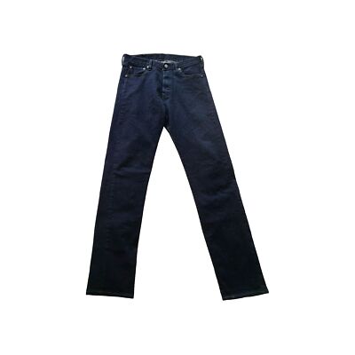 Levis 501 Mens Jeans Button Fly Jean Light Blue32/34 New Gold Stitching Rivits 
