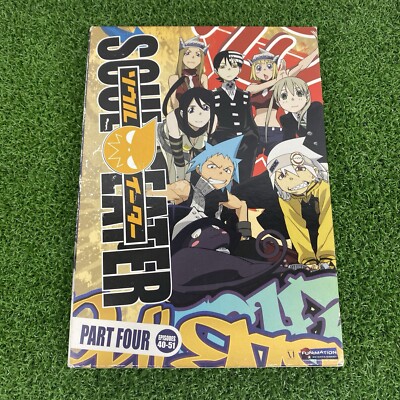 Soul Eater Part 4 IV Episodes 40-51 Funimation Anime (DVD, 2008) 2 Disc Set