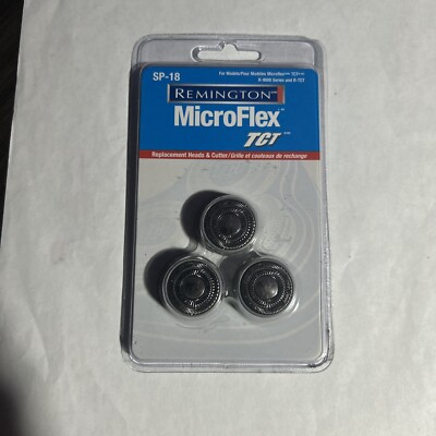 Remington SP-18 MicroFlex TCT Replacement Heads & Cutter NEW Free Shipping