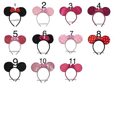Minnie/Mickey Mouse Big Ears Hairband For Fancy Dress, Hen Night & Kids Parties