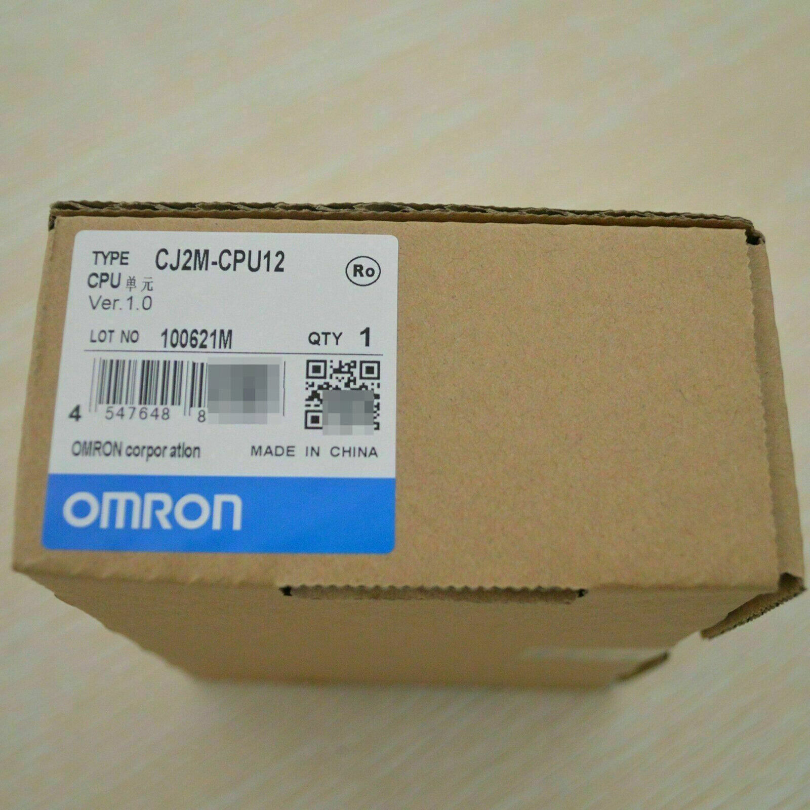 Omron CJ2M-CPU12 PLC Module CJ2MCPU12 CPU Unit New In Box