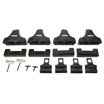 12-18 Jeep Grand Cherokee WITHOUT FACTORY SIDE RAILS Thule Removable Roof Rack