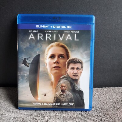 Arrival Blu-ray DVD Movie drama, Sci fi, Like New never used - disk is perfect 