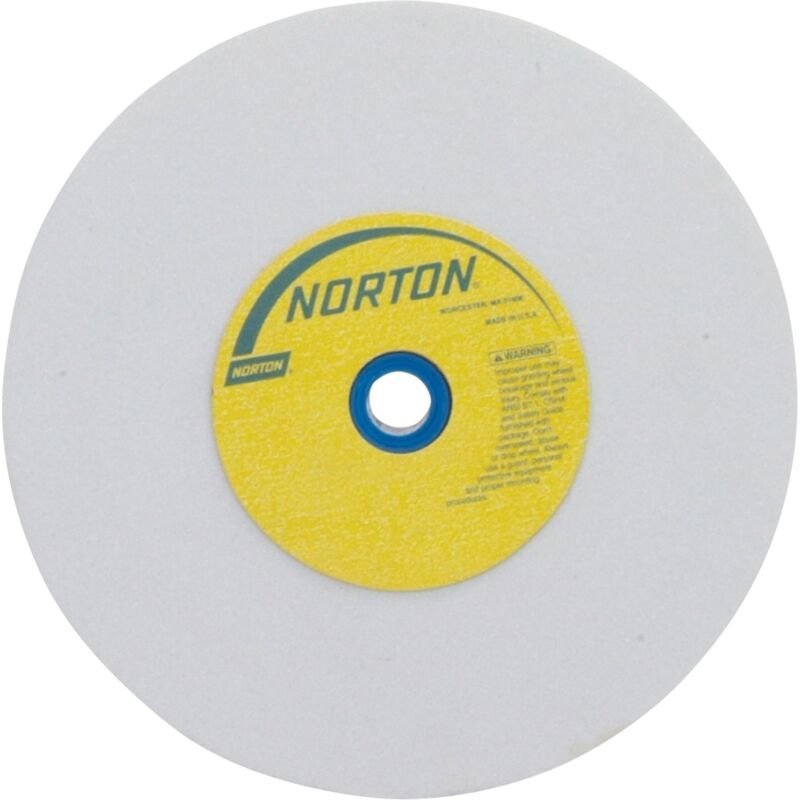 Norton Grinding Wheel - 6in. x 1in White Aluminum Oxide, 150 Grit