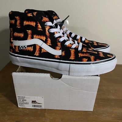 VANS X Thrasher Skate Sk8-Hi Skateboarding Shoes - Size 11