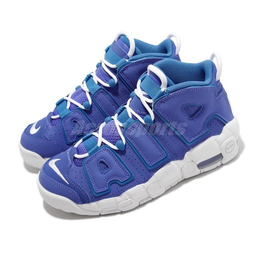 

Nike Air More Uptempo GS Battle Blue White Junior Детская повседневная обувь DM1023-400, Синий, Air More Uptempo Gs