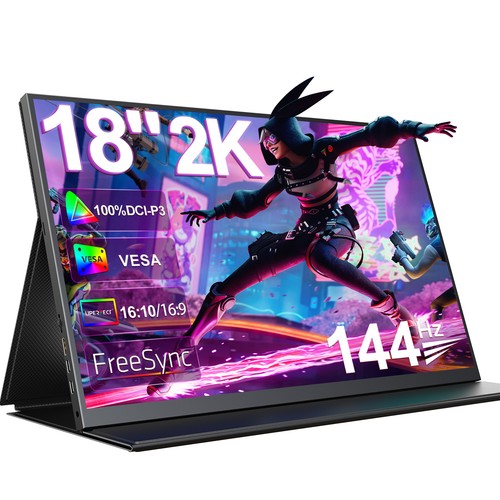 EVCIV 18インチ 2K QHD 144Hz モニター　中古 EVCIV 18インチ 2K QHD 144Hz モニター中古