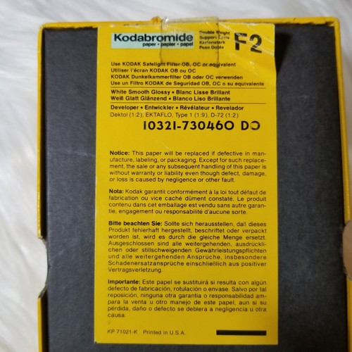NIB- 100 Kodak Kodabromide F-2 Double Weight Post Cards Photographic Paper