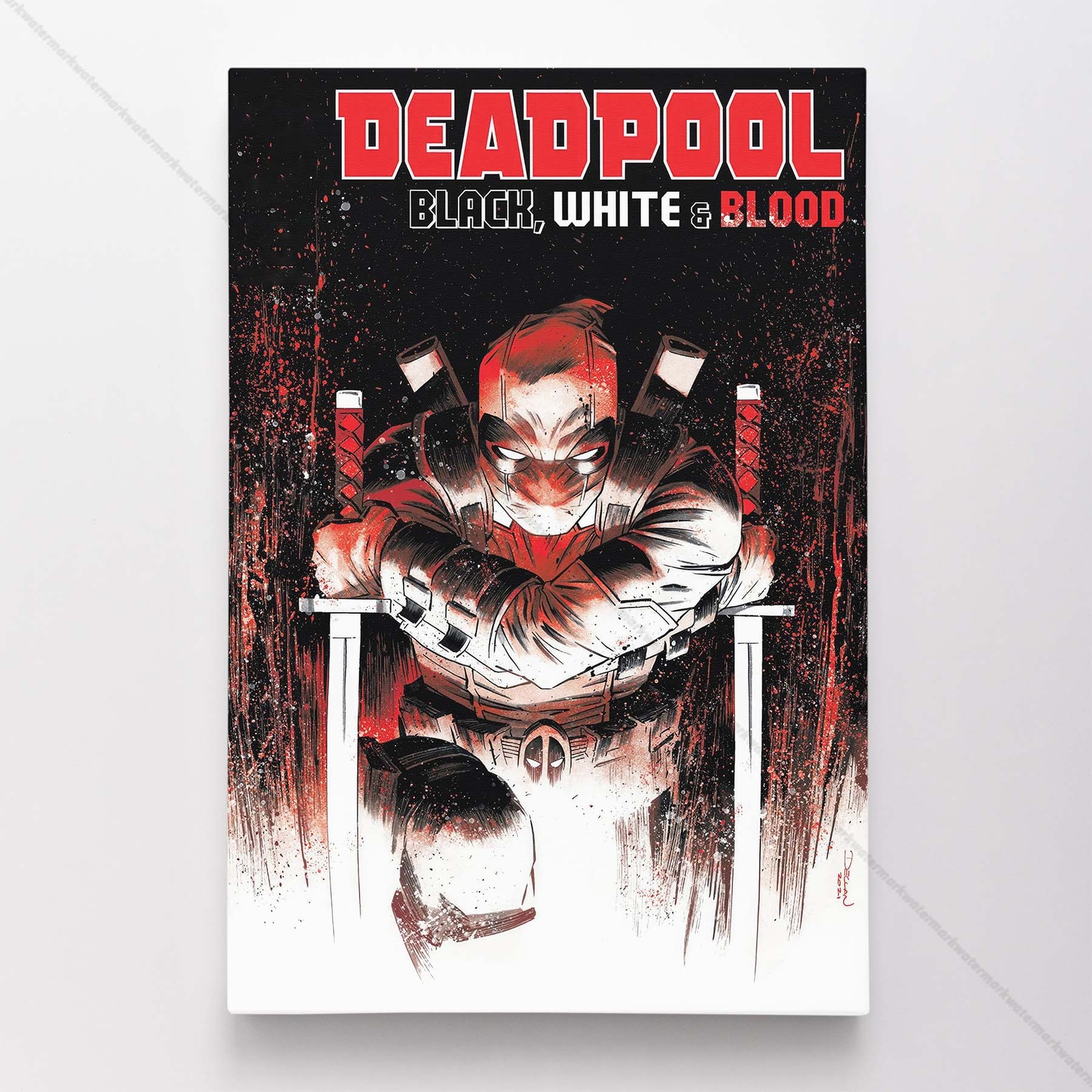 Deadpool Poster Canvas Marvel Comic Book Cover Art Print #34487