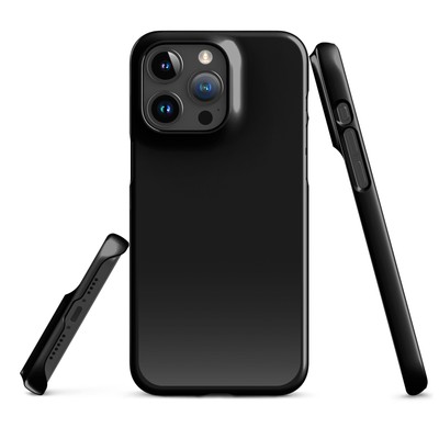 Snap case for iPhone  jet Black