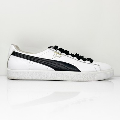 

Puma Mens Clyde Core 364669 01 Белая повседневная обувь Кроссовки Размер 14, Белый, Clyde Core