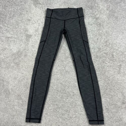 Lululemon Leggings Womens 4 Gray Speed Up Z40416 Stretch