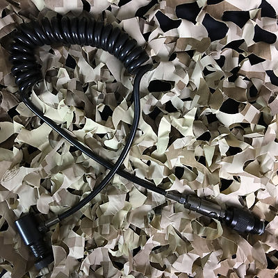 NEW Tippmann Connex Coiled Remote Air Line Hose w/ Quick Disconnect (T299105)